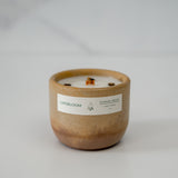 Burning Wood Scented Candle