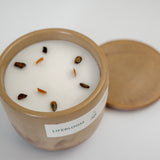 Burning Wood Scented Candle