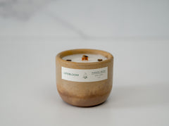 Burning Wood Scented Candle