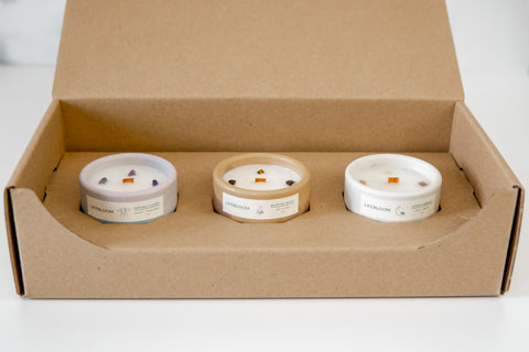 Waterfire Candle Trio Set