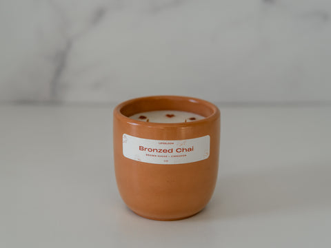 Bronzed Chai Scented Candle