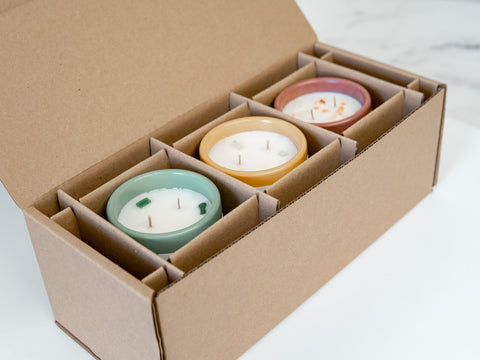 Bloom Candle Trio Set